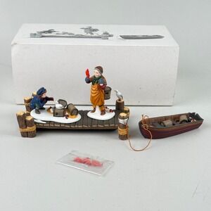 Dept 56 Lobster Trappers Heritage Village #56589 NOS